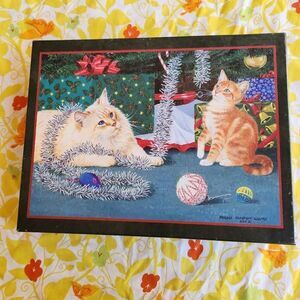 Lang Kitten Christmas by Persis Clayton Weirs Puzzle (1000-Piece)
